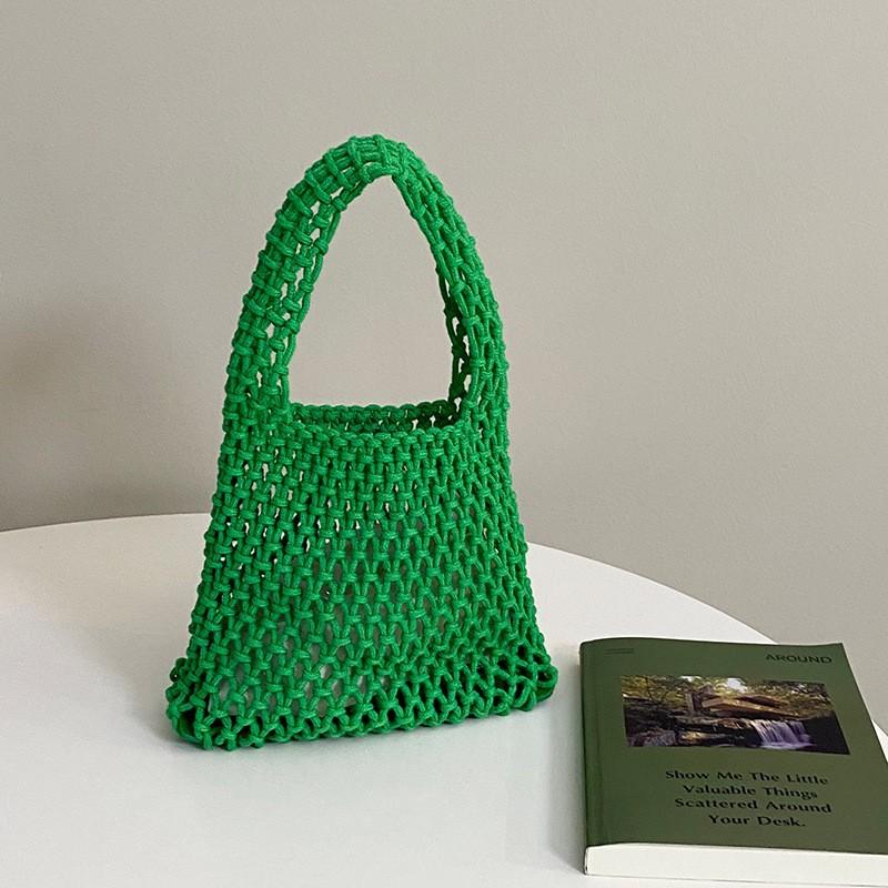 Летняя полая сумка-тоут ярких цветов Yogodlns для женщин — фото 19