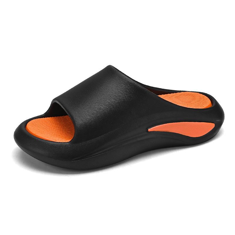 

Cool slippers men s 2025 summer new indoor bathroom bathing non-slip home soft bottom large size slippers outer wear 46