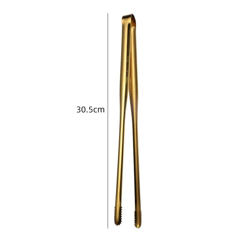 Stainless Steel 304 Grill Tongs Food Clip BBQ Steak Clip Bread Tong Cooking Utensils Party Non-Slip Kitchen Gadgets Accessories