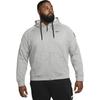 Nike Therma-FIT Solid Logo Print Zip Hoodie Jacket Men Outerwear Grey DQ4831-063