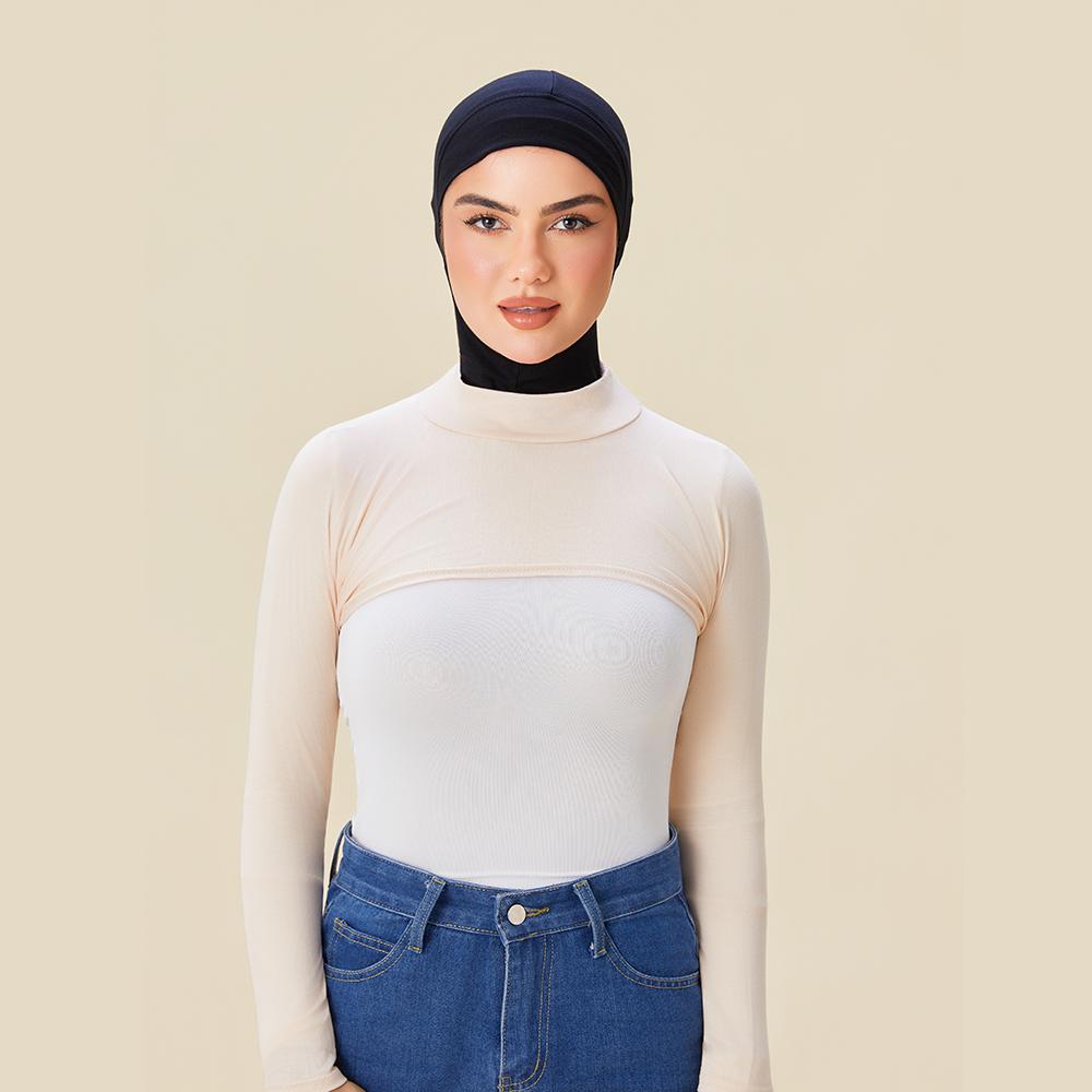 Muslim Soft Modal Oversleeves Islamic Elastic Arm Cover Shoulder Sleeve Woman Sun Protection Long Arm Sleeves Plain Free Size
