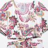 Spring/Summer 2025 Women's Slim Fit V-Neck Hollow-Out Print Dress