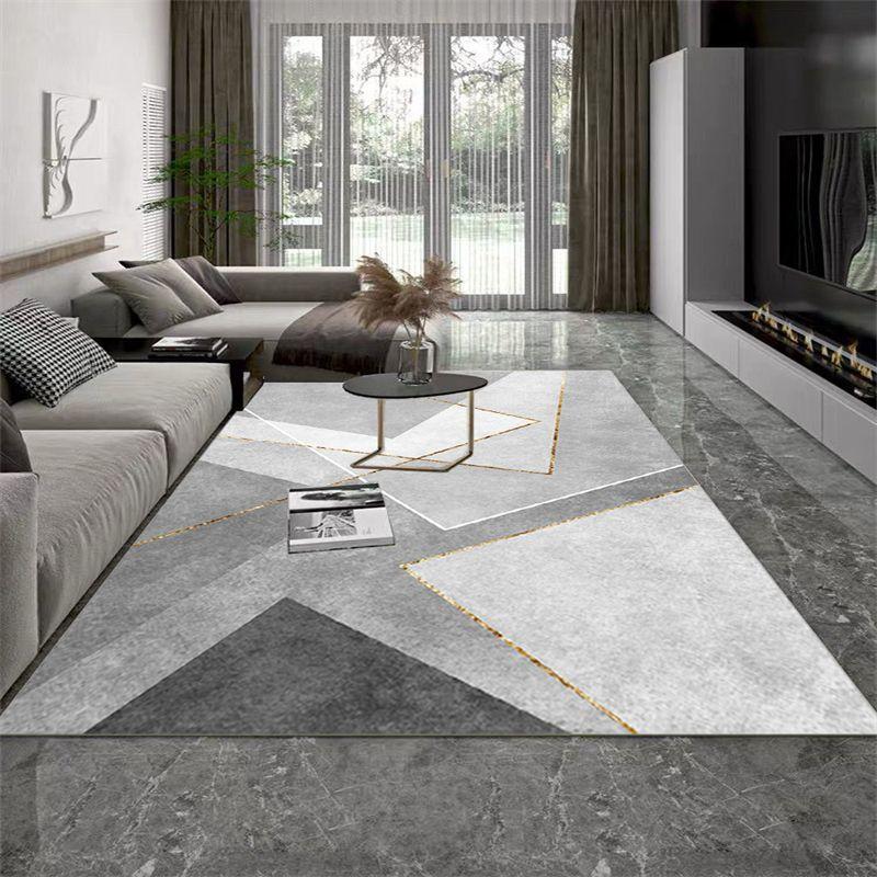 Antiskid Carpet Living Room Modern Simple Style Entrance Door Mat Easy Cleaning Soft Office Lounge Rug Big Size Customizable