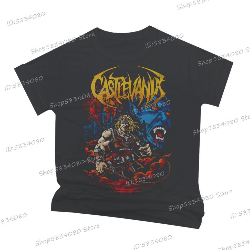 Castlevania Anime Printed Cool TShirt Unisexs Womens Anime Harajuku Soft Tee Castlevania Gift for Him Street Style Cool TShirts