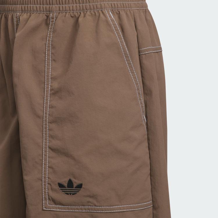 adidas Originals SS25 Half Length Woven Comfortable Loose Fashion Versatile Shorts Kids Shorts KG6630