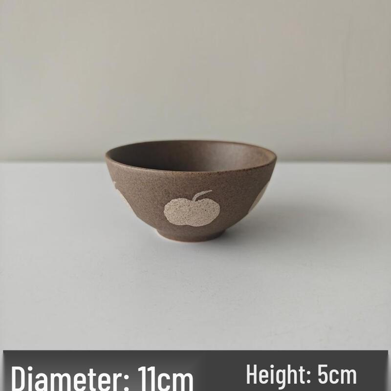 ZISIZ Cartoon Ceramic Rice Bowl