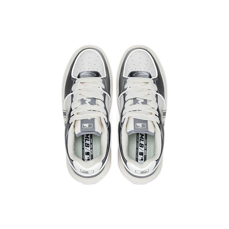 MLB Chunky Liner 24SS Boston Red Sox , Height Increasing , Big Brother Shoes , Platform Artificial Leather Low Top (Unisex) Skate Shoes