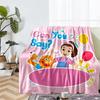 Ms. Rachel Theme Printed Blanket - Perfect for Couch, Bed, Travel & Outdoor Use | Machine Washable, Cozy & Durable.