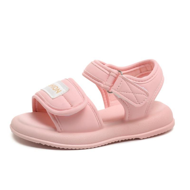 Thick Sole Anti-slip Beach Sandals, Open Toe Soft Sole Casual Shoes for Girls