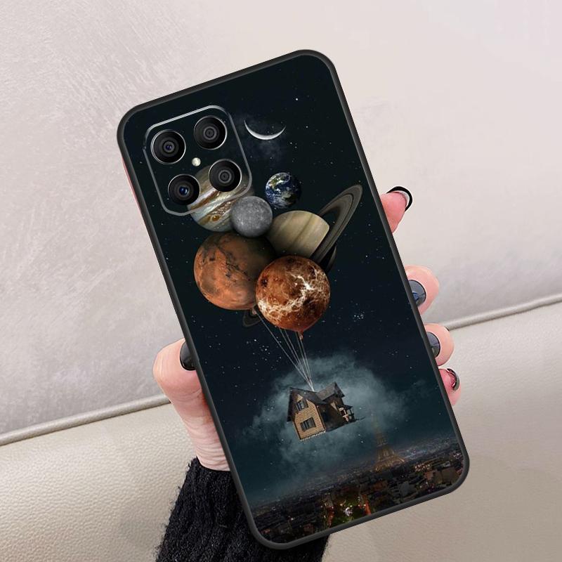 Astronaut Sterne Weltraum Planeten Für Honor Magic 8 Pro 6 7 Lite Hülle Für Honor Win RT 400 200 50 70 90 X8c X8b X9a X9b X9c X9d