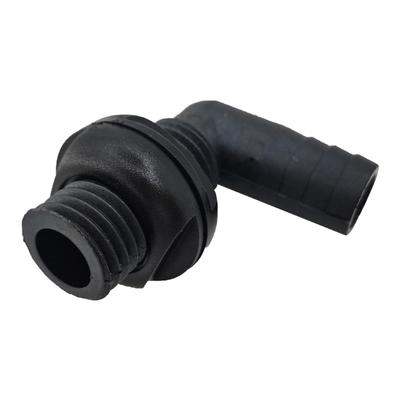 Marine Boat 90 Degree Thru Hull Fitting Through Hulls Bilge Pump Connector for 3/4inch (19mm) Hose