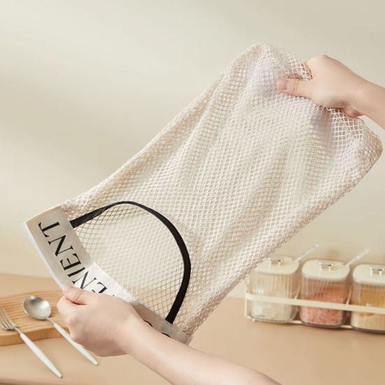 2/3Pcs Bag Breathable Storage Holders Grocery Plastic Wall-Mounted Trash Bag Holders