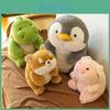 Plump Animal Plush Toys Penguin Pig Stuffed Soothing Doll Childs Gift Birthday