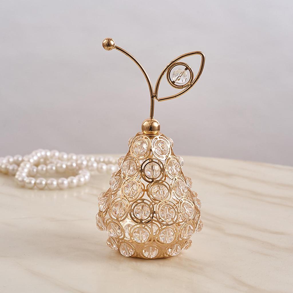 Crystal Fruit Statue Ornament Figurine Art Crafts for TV Cabinet Tabletop Decoration