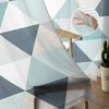 Abstrakte Geometrische Dreieck Tüll Vorhänge Für Wohnzimmer Dekoration Modern Chiffon Transparent Voile Küche Schlafzimmer Fenstervorhang