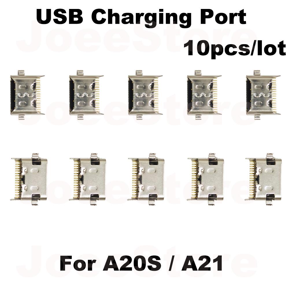 10pcs USB Charging Port Connector for SamSung Galaxy S25 S24 S23 S22 S21 S20 S10 Plus Ultra FE A12 A11 A52 A72 Charge Port Plug