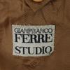 GIANFRANCO FERRE STUDIO Made in Italy 100% linen Jacket 42 Beige Men's Used