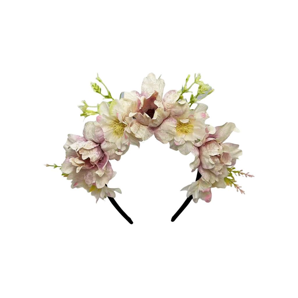 New super fairy flower headband Mori travel photo photo headgear wedding party hair accessories girl
