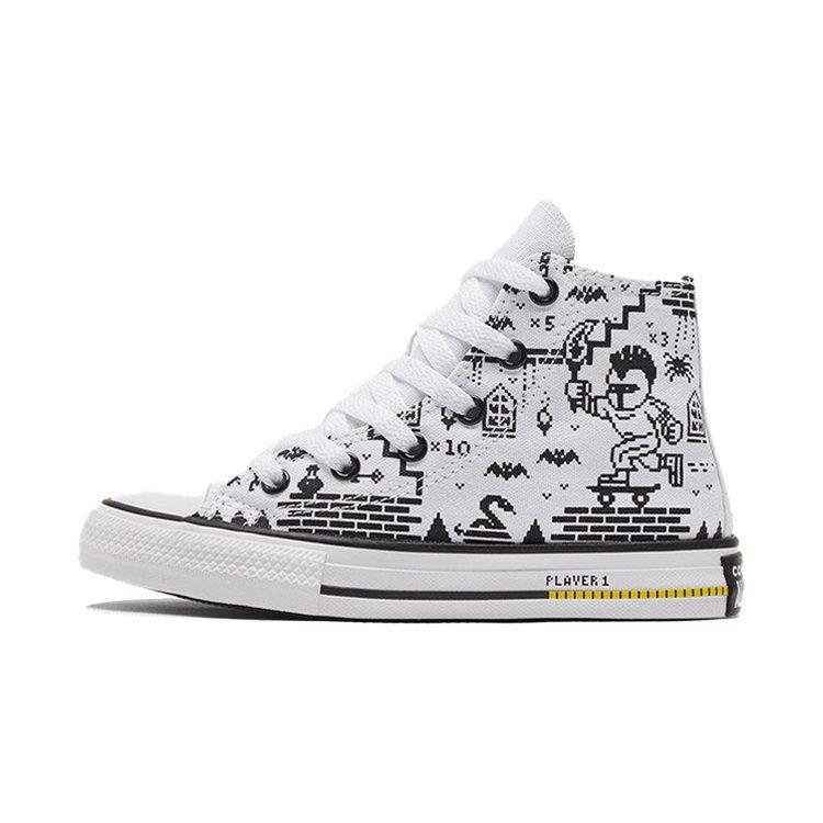 Converse Chuck Taylor All Star High GS 'Gamer Print - Weiß' 670211C
