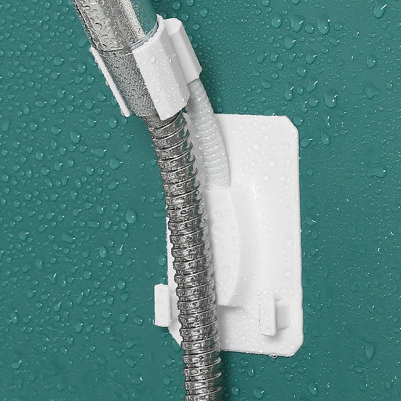 1 Adet Duş Başlığı Tutucu Ayarlanabilir Kendinden Yapışkanlı Duş Başlığı Braketi Duvara Monte Standı Spa Banyo Evrensel Ücretsiz 360 Derece Dönüş