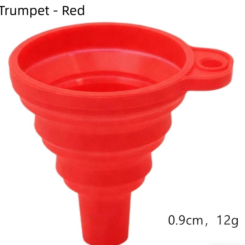 1/3/5/10 pcs S L Folding Silicone Funnel for Filling Bottles Kitchen Silicone Funnel Collapsible Kitchen Gadgets Oil Filler
