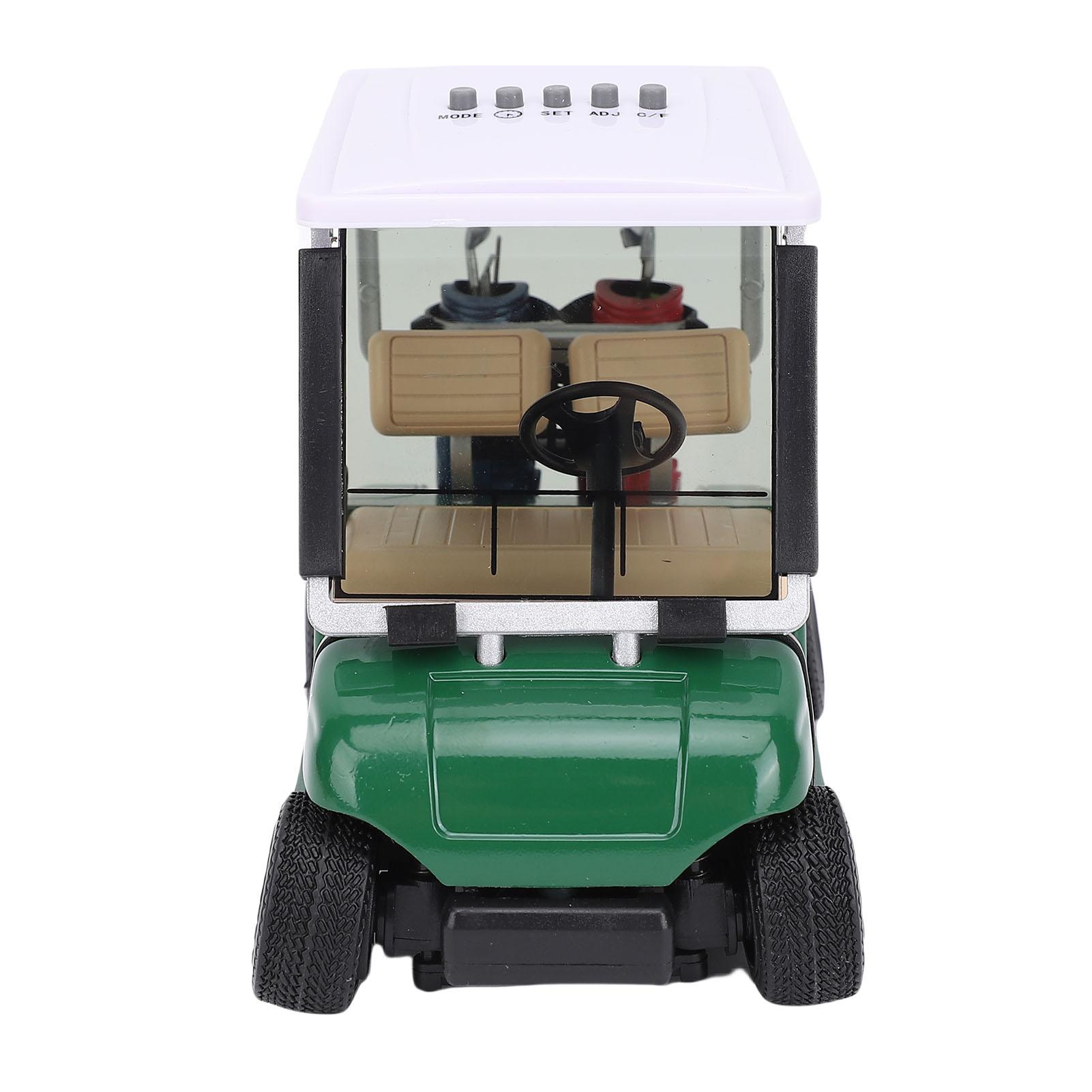 

Будильник в форме тележки, отображение времени, даты, температуры, влажности, многофункциональный, украшение в виде тележки, настольные часы