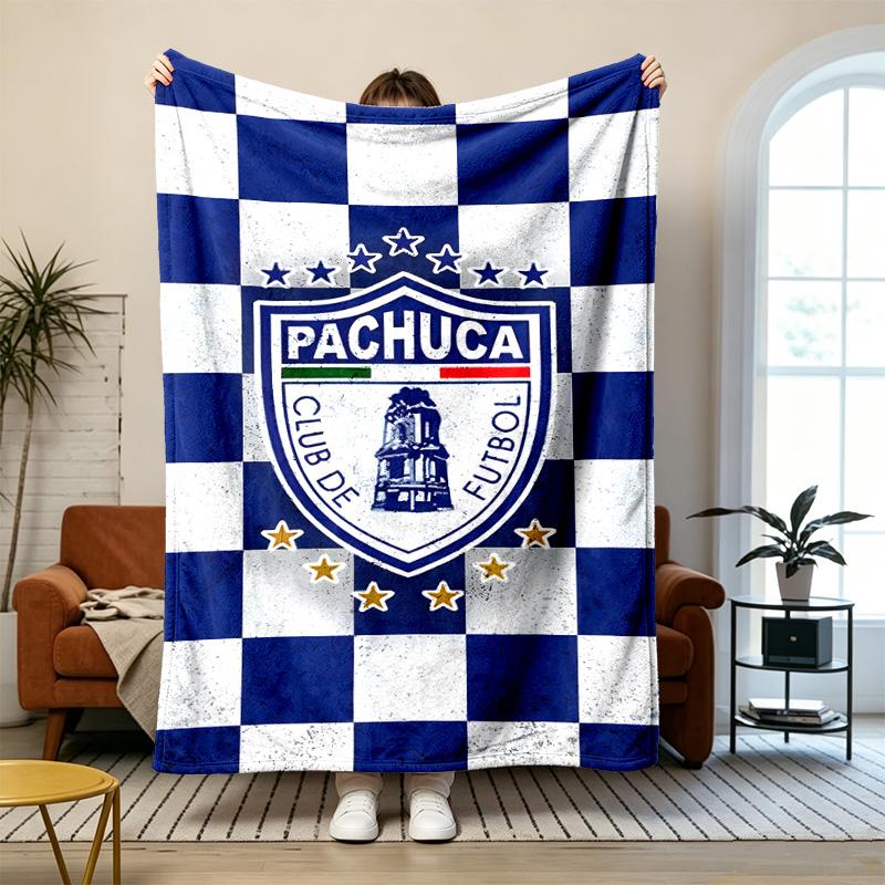 Pachuca Football Club Soft and Comfortable Flannel Suitable for Sofas Living Rooms Outdoor Camping Travel and Also Makes a Great Anniversary Gif