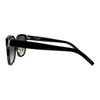 Saint Laurent Klassische Logo Arm Quadratische Sonnenbrille Damen Sonnenbrille Schwarz SLM105002
