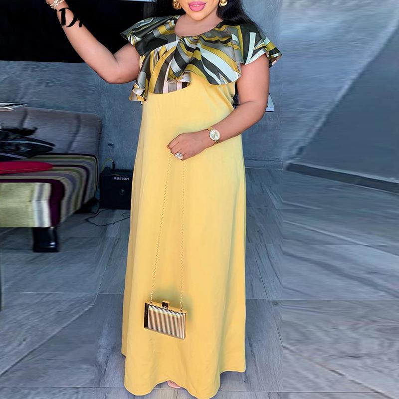 

VONDA женское летнее длинное платье без рукавов с принтом H-Line