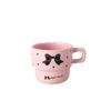 Bow Ins Style High Value Ceramic Stacked Cup Office Girls Coffee Cup Household Ceramic Coffee Cup Plate