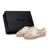 Oryginalne buty skateboardowe GAZELLE INDOOR Damskie Niskie Różowe/Białe JS1413(Zespół80-S-BOX)