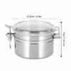 Stainless Steel Airtight Coffee Container 750ml/950ml/1150ml/1500ml Locking Clamp Bean Storage Jar Food Storage Tin
