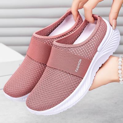 Damesschoenen casual schoenen zomer comfortabele ademende sandalen lichtgewicht instappers dikzool veelzijdige schoenen dames