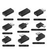2Pcs Mini DP To DP Adapter Female To Male 4K 60Hz, Small DisplayPort Extension Angle Converter