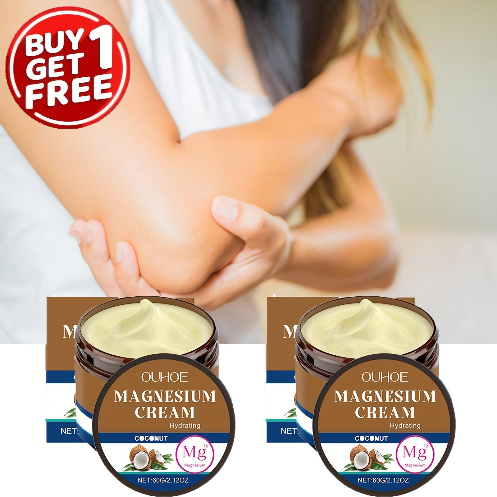 

Coconut Body Soothing Magnesium Cream is a daily massage cream for body skin to relieve knee discomfort. 60g
