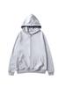 Unisex Zip Up Hoodie Pullover Solid Color Loose Fit Casual Jacket Long Sleeve Athletic Top for Spring Autumn Streetwear