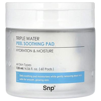 Almohadilla Calmante Triple Water Peel, 135ml(60ea)