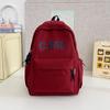 Schoolbag Backpack 1011 New Trend Casual Large Capacity Backpack High Value Junior High School High School Student Schoolbag Wholesale