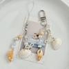 Ocean Seashell & Mermaid Tail Charms Beach Starfish Bag Charm Aesthetic for Women Vacation Accessories Bag Charm