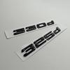 3D ABS Black Logo 318d 316d 325d 330d 320d Emblem Letters Car Sticker Rear Trunk Badge For E90 E46 E91 E92 E93 F30 Accessories
