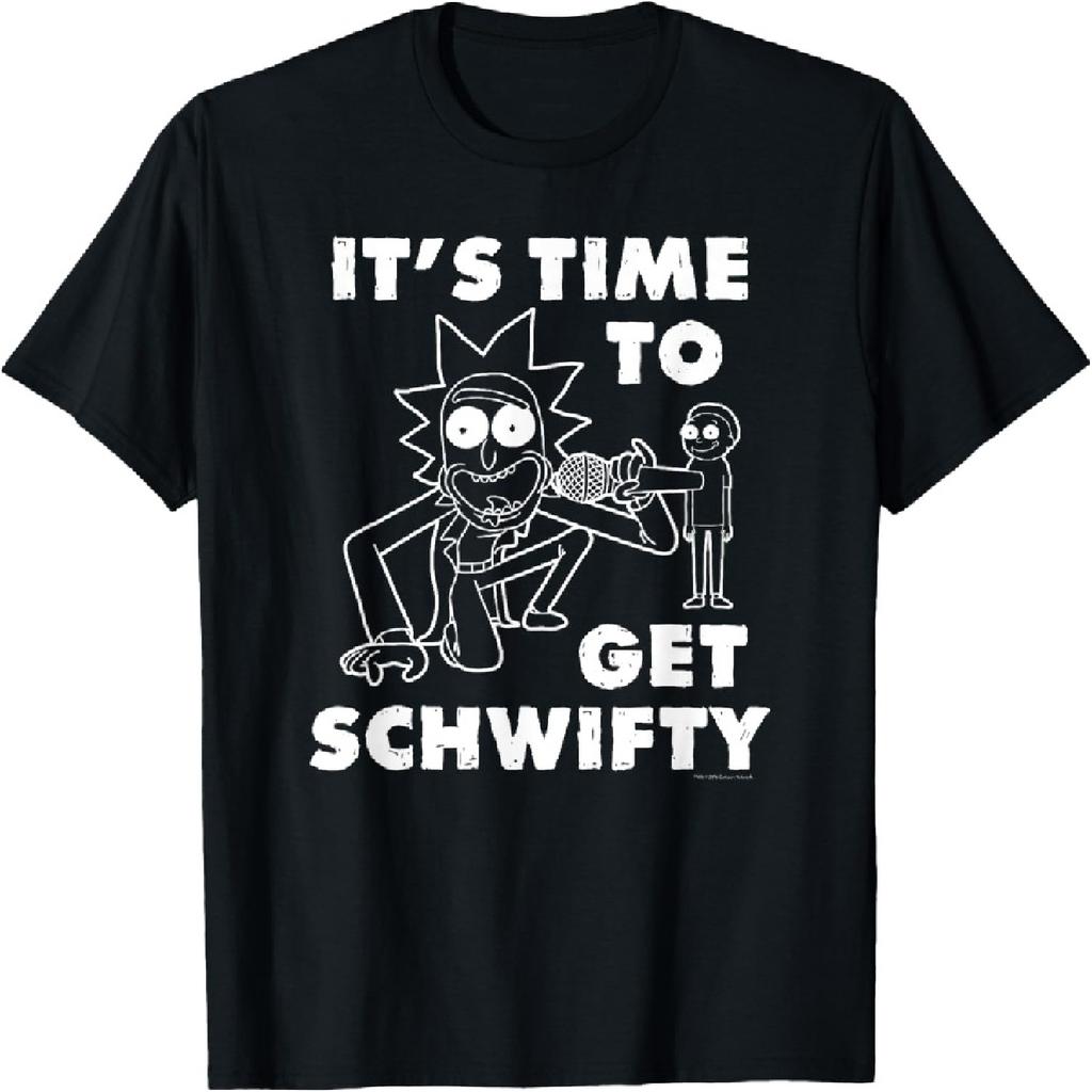 Rick & Morty Je čas se Schwifty 1 Barva Bílé Tričko Tričko