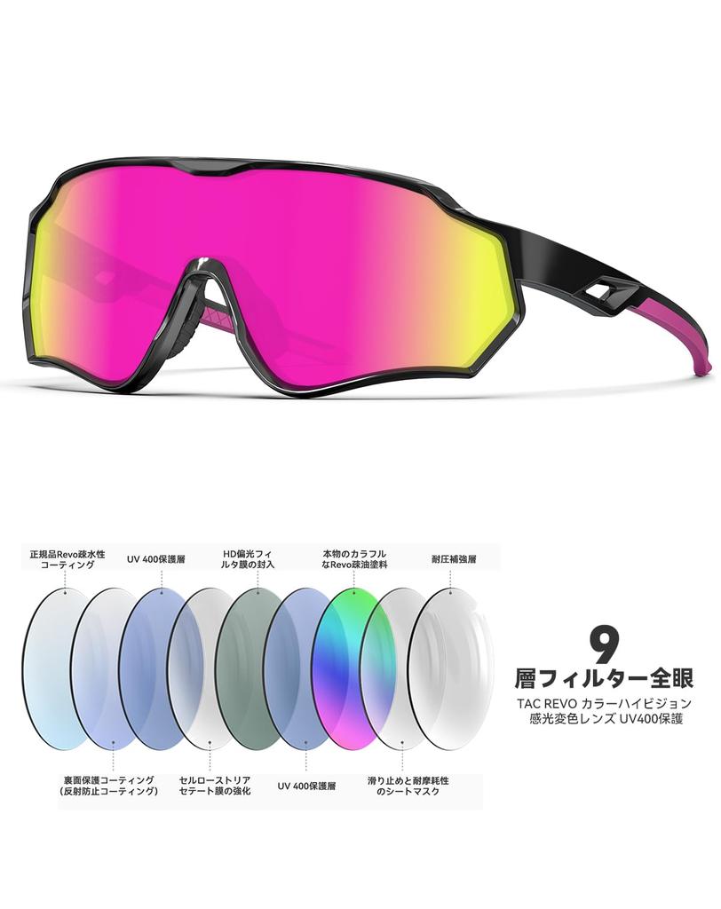 BEACOOL Sports TR90 TAC Polarized Perfect for and Large Frame UV400 Unisex Sunglasses for Men and Safe and Clear Sunglasses, Ultra-Lightweight Lenses,