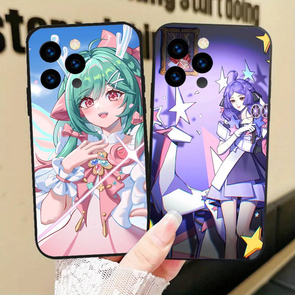 Yaomei Animation Game H-Honor Of K-Kings Phone Case For IPhone 17 Air 16 15 14 13 Pro Max 11 12 Black Silicone Cover
