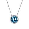 Original Crystals from Austria Mini Round Beads Pendant Necklace Silver Color Choker for Women Girls Party Daily Jewelry 8MM