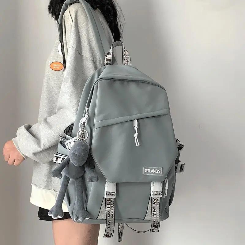 

schoolbag female college student trendy brand junior high school high school student travel computer backpack male new large-capacity backpack