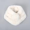 New Polyester Imitation Rabbit Fur Windproof Scarf for Women Winter Thickened Plush Warm Custom Scarf
