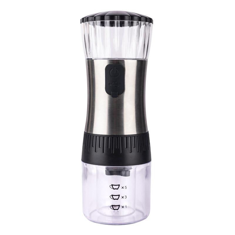 

Портативная электрическая кофемолка TYPE-C USB зарядка Мини Керамическая кофемолка с сердечником для помола кофейных зерен Измельчитель белый