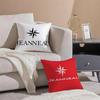 Brand J-Jeanneau Cushion Cover Breathable Linen Pillowcase Summer Odorless Eco-Friendly Invisible Zipper Washable