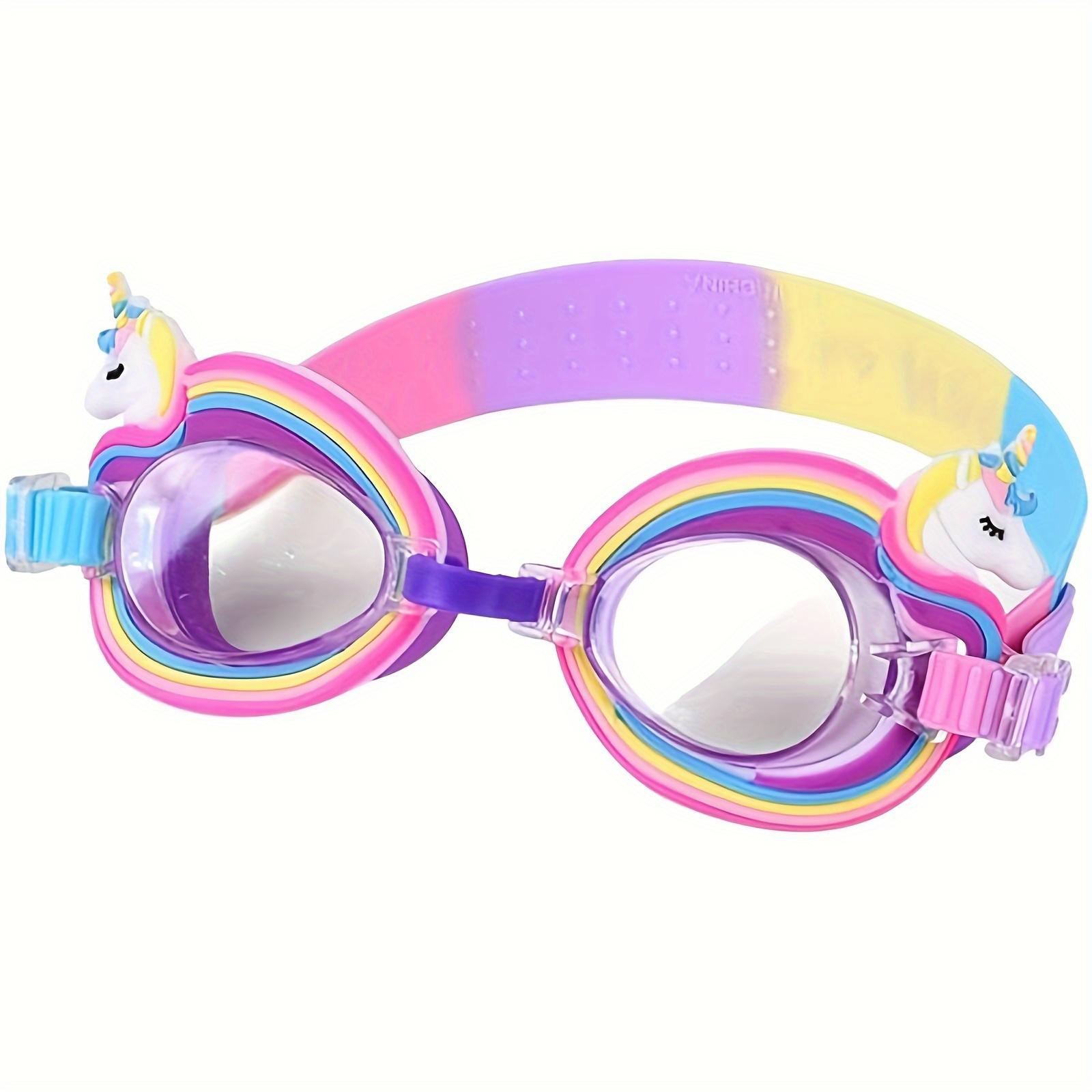 

Детские мультипликационные очки для плавания, очки для плавания для детей, мальчиков и девочек, очки для плавания с защитой от ультрафиолета, не протекают, единорог, акула