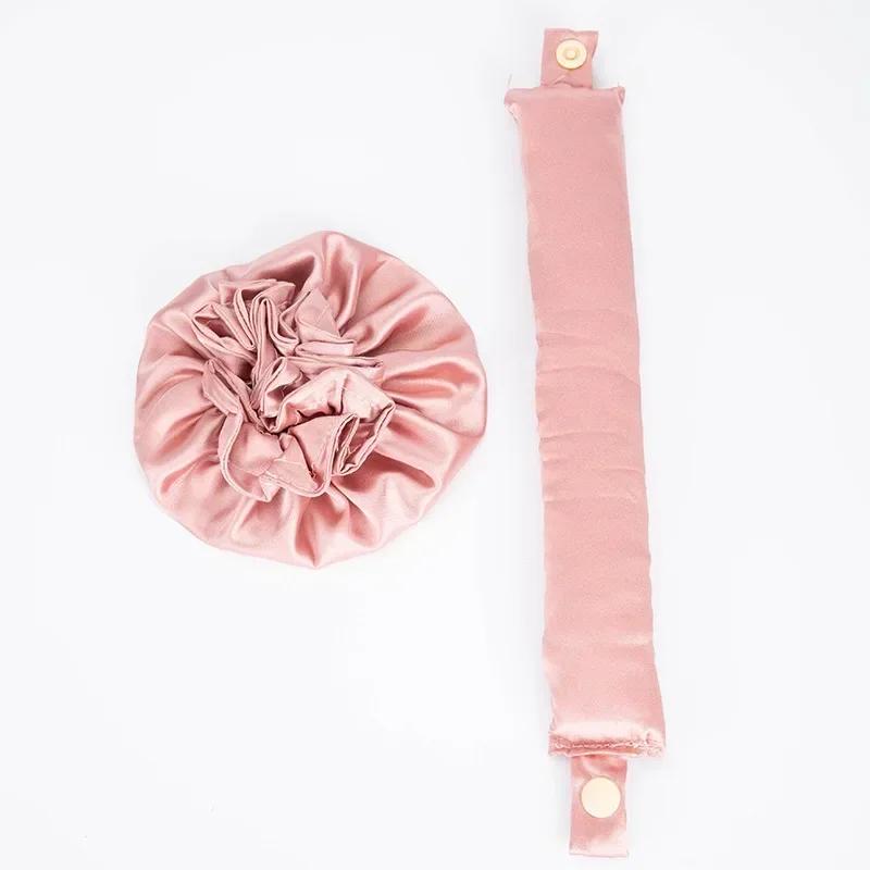 Hitzefreie Lockenwickler Seidenlocken Keine Hitze Haarcurler Weiche Haarroller Schlafstirnband Haarcurler Haarstyling-Accessoires